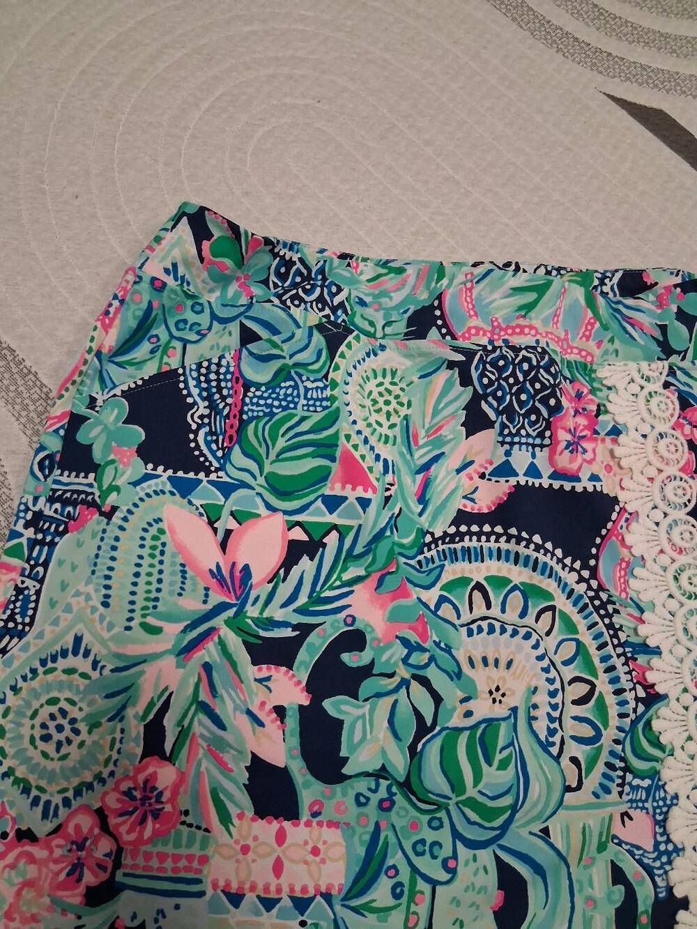 Lilly pulitzer womens size 12 daphne luxletic skort skirt looking sharp upf+50 - Picture 8 of 8